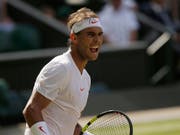 Härtetest nach grossem Kampf bestanden: Rafael Nadal steht erstmals seit 2011 im Wimbledon-Halbfinal (Bild: KEYSTONE/AP/TIM IRELAND)