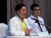 Der mentale Zustand der aus der Höhle in Thailand geretteten jungen Fussballspieler und ihres Trainers ist gemäss dem Amtsarzt Thongchai Lertvilairattanapong «sehr gut». (Bild: KEYSTONE/AP/VINCENT THIAN)