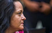 Beate Zschäpe wurde wurde vom Oberlandesgericht München im NSU-Prozess zu lebenslanger Haft verurteilt. (Peter Kneffel/pool photo via AP, (München, 11. Juli 2018))