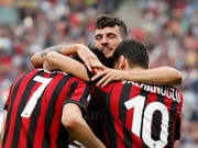 Die Spieler des AC Milan müssen sich bereits wieder an einen neuen Besitzer gewöhnen (Bild: KEYSTONE/AP/ANTONIO CALANNI)