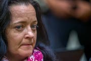 Beate Zschäppe am Mittwoch vor dem Münchner Oberlandesgericht. (Peter Kneffel/Keystone)