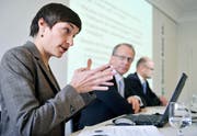 Als Ökonomin im St.Galler Finanzdepartement begleitete Monika Engler die Sparpakete des Kantons. (Bild: Reto Martin)