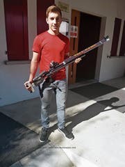 Der Gamser René Kaiser ist Bezirksmeister. (Bild: PD)
