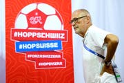 SFV-Präsident Peter Gilliéron entschuldigt sich. (Bild: Keystone)