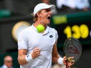 Kevin Anderson musste schwer arbeiten für seinen zweiten Major-Final (Bild: KEYSTONE/AP AFP Pool/GLYN KIRK)