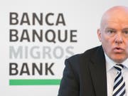 Die Migros Bank ist im ersten Halbjahr 2018 gewachsen und hat den Gewinn gesteigert. (Bild: KEYSTONE/ENNIO LEANZA)