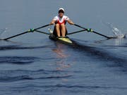 Skiff Jeannine Gmelin dominiert die Konkurrenz auf dem Wasser derzeit nach Belieben (Bild: KEYSTONE/AP/CHRIS O'MEARA)