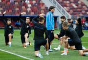 Das kroatische Team erhielt von der Fifa erneut eine Busse. (Bild: AP Photo/Rebecca Blackwell)