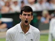 Novak Djokovic erreicht nach stundenlangem Kampf gegen Rafael Nadal den Final in Wimbledon (Bild: KEYSTONE/AP/BEN CURTIS)