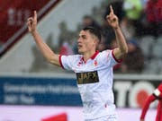 Kehrt leihweise in die Super League zurück: Vincent Sierro (hier im Dress von Sion) (Bild: KEYSTONE/ANTHONY ANEX)