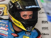Tom Lüthi am Samstag in der Box seines Teams Marc VDS (Bild: KEYSTONE/EPA/FILIP SINGER)