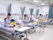 Nach ihrer Rettung aus einer Höhle wurden die thailändischen Jugendlichen zunächst im Spital untergebracht - am nächsten Donnerstag dürfen sie nach Hause. (Bild: KEYSTONE/EPA PUBLIC HEALTH MINISTRY/PUBLIC HEALTH MINISTRY/HANDO)
