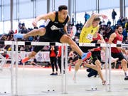 Jason Joseph - hier an den Schweizer Hallenmeisterschaften im Februar - sicherte sich in Zofingen den nationalen Freiluft-Titel mit Schweizer Rekord (Bild: KEYSTONE/MANUEL LOPEZ)