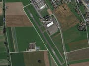   The pilot of a light aircraft did not go to the runway at Triengen, (Image: googlemaps) 