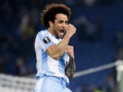 Zelebriert seinen Torjubel künftig für West Ham United: Felipe Anderson (hier im Dress von Lazio Rom) (Bild: KEYSTONE/AP/GREGORIO BORGIA)