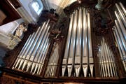 Die grosse Orgel in der Luzerner Hofkirche: Hier spielte Anton Bruckner 1880. (Bild: Nadia Schärli)