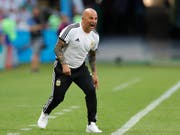 Wie erwartet wird das schwache WM-Abschneiden von Argentinien Nationaltrainer Jorge Sampaoli zum Verhängnis (Bild: KEYSTONE/AP/RICARDO MAZALAN)