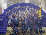 Frankreich feiert zum zweiten Mal nach 1998 den WM-Titel (Bild: KEYSTONE/AP/MATTHIAS SCHRADER)