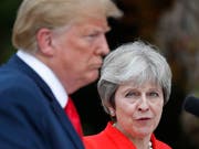 Die britische Premierministerin Theresa May kontert in einem Gastbeitrag in einer britischen Sonntagszeitung die vielfach geäusserte Kritik an ihrer Brexit-Strategie. (Bild: KEYSTONE/AP/PABLO MARTINEZ MONSIVAIS)