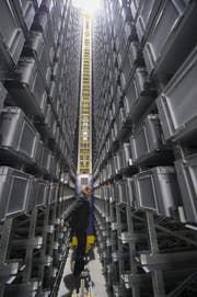 Kooperative Speicherbibliothek Büron (Bild: Urs Flüeler/Keystone)