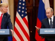 US-Präsident Donald Trump wurde nach seinem Treffen mit dem russischen Präsidenten Wladimir Putin scharf kritisiert - er habe sich nicht mit klaren Worten gegen die Einmischung Russlands in die US-Wahlen verwahrt. Sein Verhalten grenze an Hochverrat, sagte der frühere CIA-Chef John Brennan. (Bild: KEYSTONE/EPA/ANATOLY MALTSEV)