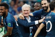 Baumeister von zwei französischen WM-Titeln: Didier Deschamps. (Bild: Felipe Trueba/Keystone (Moskau, 15. Juli 2018))