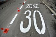 In Abtwil soll eine neue Tempo-30-Zone entstehen. (Symbolbild: Reto Martin)