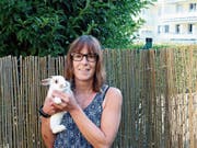 Der Hase, der in Goldach gefunden wurde, hat bei Daniela Capiaghi vom Tierschutzverein ein Plätzchen gefunden. (Bild: Bilder: Perrine Woodtli)