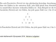 Eine der Aufgaben an der diesjährigen Mathematik-Olympiade. (Bild: Quelle: Internationale Mathematik-Olympiade 2018)