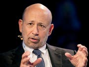 Die US-Bank Goldman Sachs kündigt einen Chefwechsel an: Ein Teilzeit-DJ wird Nachfolger von Konzernchef Lloyd Blankfein. (Bild: KEYSTONE/AP/MARK LENNIHAN)