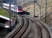 Die Doppelspur wird um 1,7 Kilometer verlängert. (Bild: Stefan Kaiser (15. März 2013))