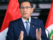 Der peruanische Staatschef Martín Vizcarra hat die Verhängung eines regionalen Ausnahmezustands mit «Sicherheitsproblemen» begründet. Er verwies dabei auf die Präsenz von Drogenhändlern und abtrünnigen Mitgliedern der früheren kolumbianischen Farc-Guerilla. (Bild: KEYSTONE/EPA Presidency Peru/EFE/ANDRÉS VALLE HANDOUT)