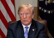 Donald Trump während einer Sitzung seines Kabinetts. (Bild: Pablo Martinez Monsivais/AP, Washington, 18. Juli 2018)