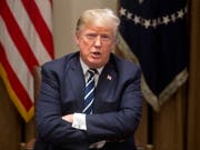 US-Präsident Donald Trump hat am Dienstagabend in einem Interview erneut seine Haltung gegenüber Russland bekräftigt. (Bild: KEYSTONE/EPA/MICHAEL REYNOLDS)