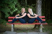 Zum Verwechseln ähnlich: Die Schwestern Nicole (links) und Carmen. (Bild: Pius Amrein (Ebikon, 17. Juli 2018))