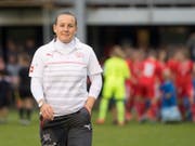 Die Schweizer U19-Nationaltrainerin Nora Häuptle hofft an der Heim-EM auf den Coup (Bild: KEYSTONE/URS FLUEELER)