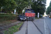 An der Industriestrasse in Zug kam es zu einem Unfall. (Bild: Zuger Polizei)