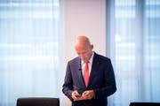 Seine Zeit läuft ab: Patrik Gisel, scheidender Chef von Raiffeisen Schweiz. (Bild: Urs Bucher)