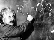 Hatte einen guten «Lauf»: Albert Einstein verfasste 1905 innert weniger Monaten gleich drei Arbeiten, die die Physik revolutionierten. (Bild: KEYSTONE/AP/STR)