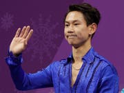 Der kasachische Eiskunstläufer Denis Ten wurde Opfer einer Messerattacke (Bild: KEYSTONE/AP/DAVID J. PHILLIP)