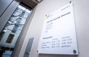 An der Rheinstrasse 6: der Eingangsbereich der Sozialen Dienste Frauenfeld. (Bild: Andrea Stalder)