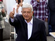 Wahlsieg: Der neue Präsident Mexikos heisst Andrés Manuel López Obrador. (Bild: KEYSTONE/AP/RAMON ESPINOSA)