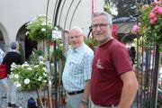 OK-Präsident Bernhard Bischof und OK-Mitglied Roland Münger ziehen eine positive Bilanz. (Bild: Georg Stelzner)