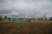 Die Tennisanlage auf der Mooswies soll erweitert werden. (Bild: Adrian Lemmenmeier)
