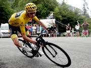 Die UCI stellt das Dopingverfahren gegen Christopher Froome ein (Bild: KEYSTONE/EPA/YOAN VALAT)