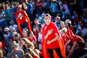 Während der Fussball-Weltmeisterschaft ist der Nationalstolz besonders ausgeprägt. (Bild: Valentin Flauraud/KEY)