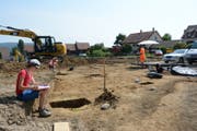Die Arbeiten der Achräologen fanden auf einer Aushub-Baustelle statt. (Bild: Amt für Archäologie Thurgau)