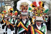 Die Altstätter Fasnacht will 2019 alle Rekorde brechen. Dies, weil der Röllelibutzen-Verein sein 100-jähriges Bestehen feiert. (Bild: Archiv/rez)