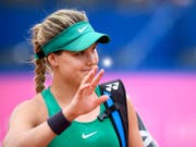 Eugenie Bouchard hat in Gstaad bislang gut lachen (Bild: KEYSTONE/ANTHONY ANEX)