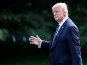 «Früher hätte man das als Diplomatie bezeichnet»: US-Präsident Donald Trump zu seinem Treffen mit Russlands Staatschef Wladimir Putin. (Bild: KEYSTONE/AP/PABLO MARTINEZ MONSIVAIS)